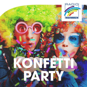 Radio Radio Regenbogen Konfetti-Party